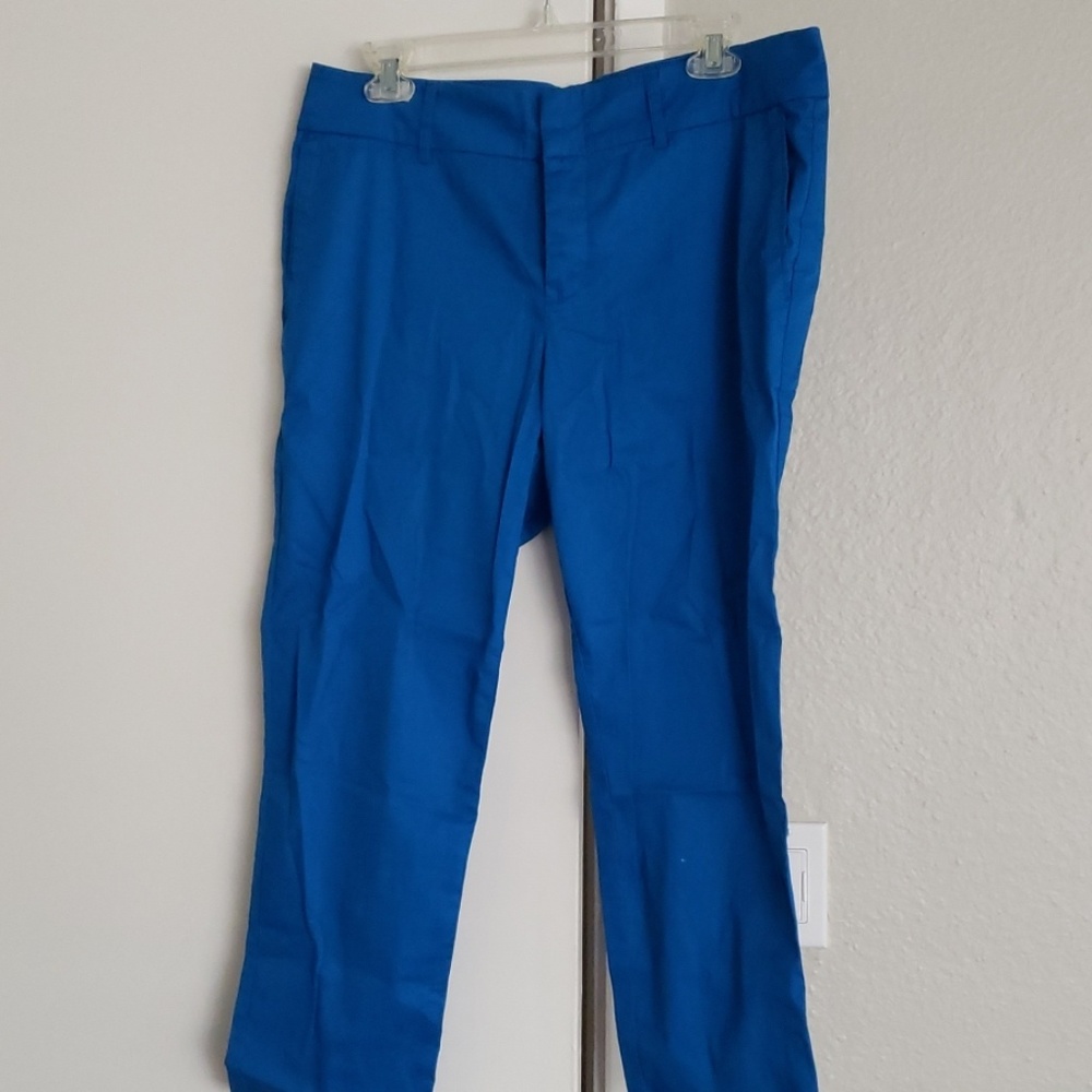 Crop cobalt blue pants